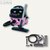Numatic Staubsauger Hetty, pink/schwarz, mit Zubehörset, 838356/HET200-A