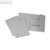 ATLANTA Aktenmappe m. 3 Klappen, anti-mikrobiell, grau, 25er Pack, A6010441