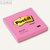 Post-it Haftnotizen Note 654-N pink neon 76x76mm Block &aacute; 100 Blatt