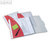 Rexel Sammelmappen "Smart Desk" m. Vorderdeckel, transp./rot, 5 St., 2102145
