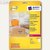 Zweckform Adress-Etiketten zum Ausschneiden, 210x297mm, 25 St./Pack, L7567-25