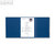Exacompta Bewerbungsmappe inkl. Software, Leinenstruktur blau, 3er Pack, 29302SB: Produktabbildung 2
