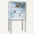 BST Standvitrine NICE, 90 x 174 x 43,4 cm, 2 Böden, NICE-S33
