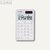 Casio Taschenrechner SL-1100TV, Solar- & Batteriebetrieb, wei&szlig;, SL-1100TV-WE