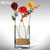 Philippi Vase Decade, Höhe 35 cm, Glas/Chrom: Produktabbildung 2