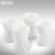 Eierbecher aus Keramik, Ø 50 x H 60 mm, weiß, 4 Stück/Set: Produktabbildung 2