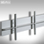 Garderobe TIBAR - BST für die Wand aus Aluminium: Produktabbildung 2