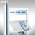 BST Prospektständer KONFORM-12, 4 Ablagen je 3x A4, H174xB98xT40 cm, KONFORM-12: Produktabbildung 2
