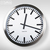 Bahnhofsuhr, Wanduhr, Ø 50 cm, Strichziffernblatt, KA850527: Produktabbildung 2