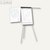 5* Flipchart Office, Schreibfläche 95.5 x 70 cm, lichtgrau, 8102472