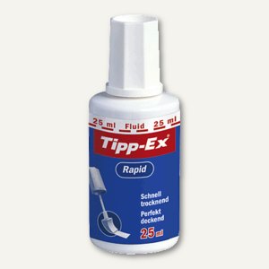 Tipp Ex Rapid weiß, schnelltrocknend, 25ml, 8119141
