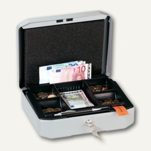 Durable Geldkassette Cashbox S, 100 x 283 x 225 mm, anthrazit/grau, 1777-57