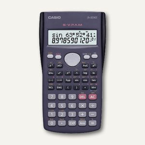 Casio Rechner FX-82MS, mit großen Cursorbutton zum Blättern und Wiederaufrufen