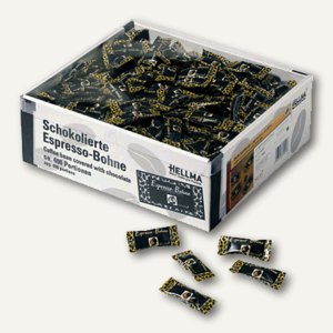Hellma Schokolierte Espresso-Bohne, ca. 400 Stück, 40070201