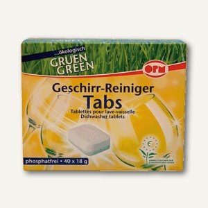Oro Geschirrspültabs Green 1, 40 x 18 g, 2552