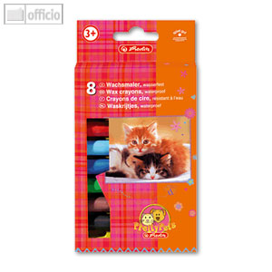 Herlitz Wachsmaler Pretty Pets, 8er Box, 8647950