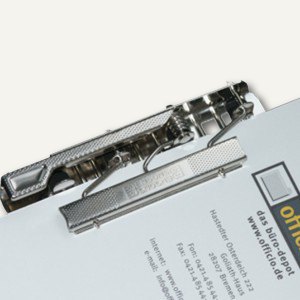 Carta Pura Klemmmechanik für ungelochte Papiere, vernickelt, 10 Stück  743.011