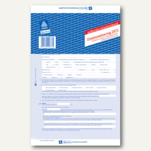 Zweckform Einheitsmietverträge mit Übergabeprotokoll 25er Pack 2873