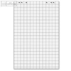 Hebel Flipchart-Block, m. Raster, weiß, 5x20 Blatt/Ktn., 6387802