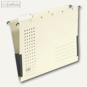 Hängetasche chic, DIN A4, seitliche Leinenfrösche, chamois, 5er Pack, 85803, 858
