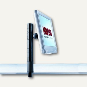 Hansa LCD-Monitorhalter mit Tischklemme, lichtgrau, 5070002