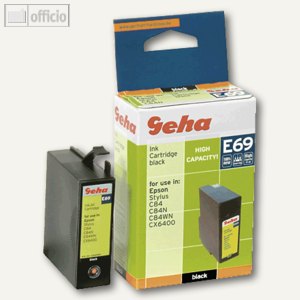 Geha E69 Tintenpatrone 048496 schwarz 41 ml