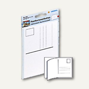 Herma Postkartenetiketten, 95x145 mm, weiß, 10 x 10 Stück, 7758