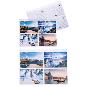 Herma Postkartenhüllen aus transparenter Folie 10x15 (WPK), 4 x 10 St., 7695