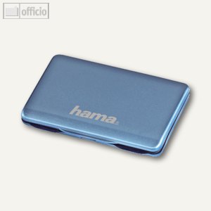 Hama Speicherkartenetui Card Case Smart, 86x58x10 mm, blau, Kunststoff, 95978