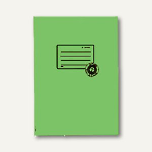 Herma Heftschoner Papier DIN A4 grasgrün 100% Altpapier, 5538