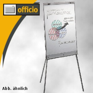 Dahle Flipchart Personal, Schreibfläche 70 x 90 cm, grau, 28.95010