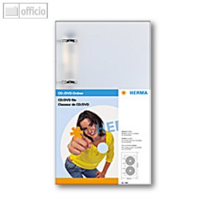 Herma CD/DVD-Ordner, 180x316 mm, incl. 5 Hüllen, 3 St., 7690