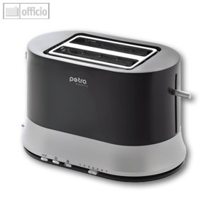 Petra-electric Toaster 27.07, schwarz/silber, 1069260001