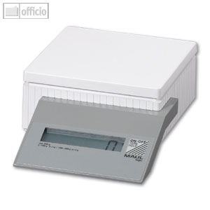 Maul Päckchenwaage MAUL logic mit Schnittstelle, Tragkraft 10 kg, weiß, 15292 02