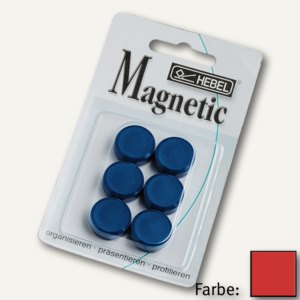Hebel Kraftmagnet SB 34 FA, 2 kg Haftkraft, 10x2 St./Set, rot, 6178225