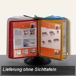 ViewMaster Stand-Karussell, für 30/40 Sichttafeln A4, anthrazit, 748+7705+000