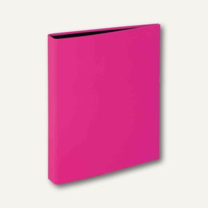 Aulfes Ringbuch TREND, DIN A4, raspberry, 4-Ring, 20608-35