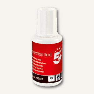5-Star Korrekturflüssigkeit 20ml weiss