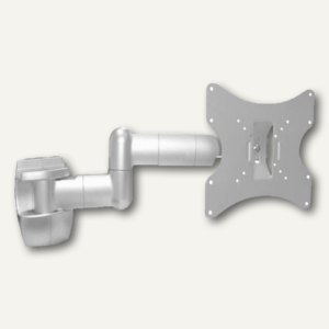 Wandhalter für Flachbildschirme, Metall, Länge 330 mm, silber, 2 Stück, 7573403