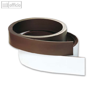 Franken Magnetband, beschreibbar, 30 mm x 10m, weiß, LS30