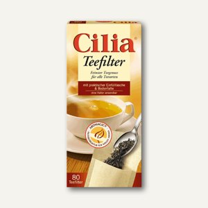 Cilia Teefilter, halterlos, 80 Stück, 4006508162826