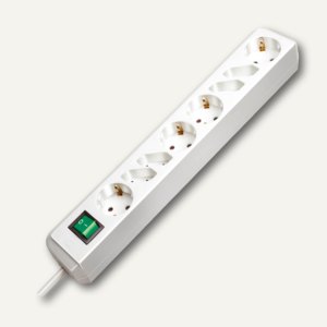 Brennenstuhl Steckdosenleiste Eco-Line, 8-fach mit Schalter, weiß, 1150320015
