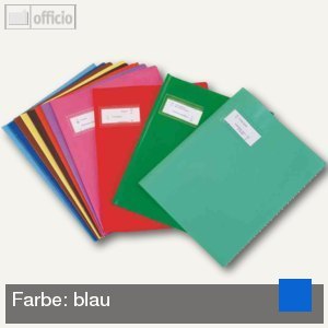 Heftschoner "Styl'SMS", 240 x 320 mm, PVC, blau, 25 St Heftschoner "Styl'SMS", 240 x 320 mm, PVC, blau, 25 St