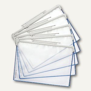 Tarifold Office Ersatz-Sichttafeln DIN A4, grau, 5er Pack, 70400