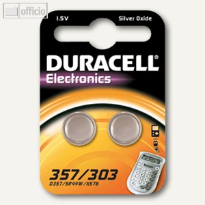Duracell Knopfzelle 357/303, 3