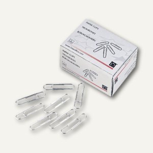 5* Briefklammern 33 mm, verzinkt, 100er Pack