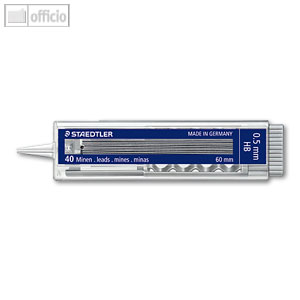 Staedtler Feinminen Mars 250, Breite 0.5mm, Härte HB, 40 Stück/Dose