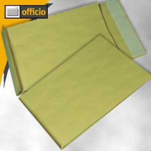 Faltentaschen E4, 40mm Falte, haftklebend, braun, 140g/m², Klotzboden o. Fenster