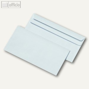 Briefumschlag DL ohne Fenster, selbstklebend, 75g/m² weiß, 1000 St., 1220153