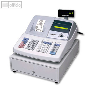 Sharp Thermo Kasse XEA 203, 8 Münz-, 5 Geldscheinfächer, shxea203